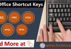 MS Office Shortcut Keys PDF for PPSC, FPSC, NTS, OTS. Microsoft Office Shortcut Keys for PPSC, FPSC, NTS and other competitive exams download PDF Free. 
