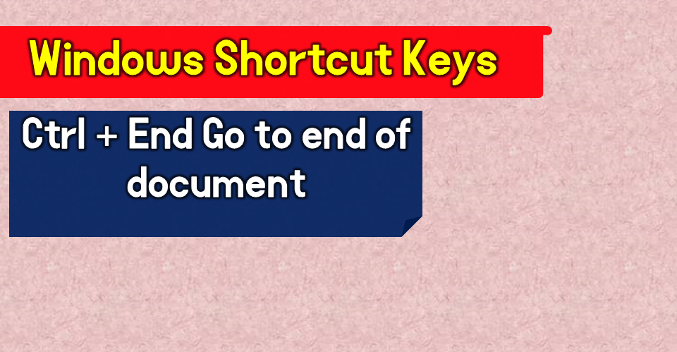 Microsoft Windows Shortcut Keys || Windows for PPSC,FPSC,NTS