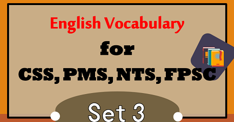 CSS Past Papers Vocabulary PDF | Exams Vocabulary PDF