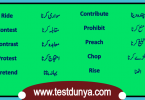 English Vocabulary list in Urdu PDF, Basic English words with Urdu Meanings PDF, Words in Urdu PDF, Vocabulary in Urdu PDF, Important English words with Urdu meanings PDF