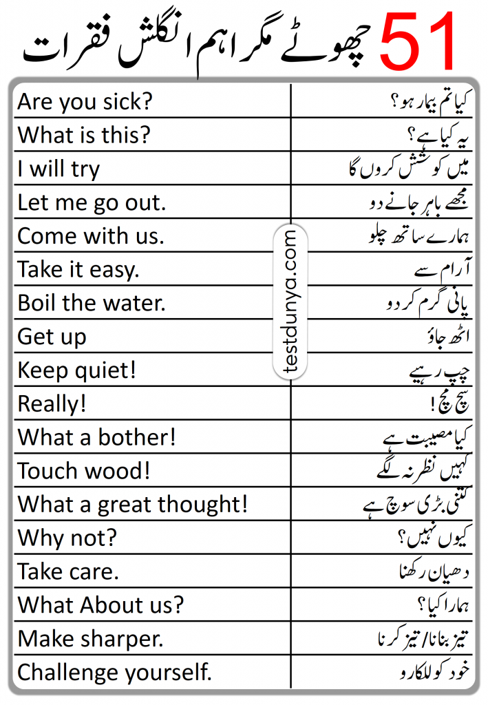 English practice sentences for improving your English speaking skills
