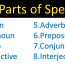 All Parts of Speech in English with Examples