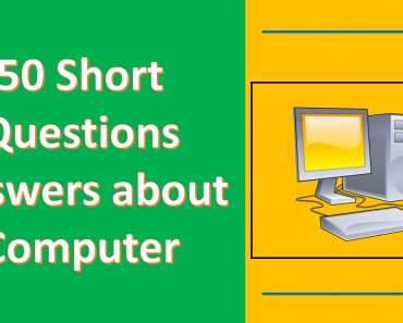 50 Short Questions Answers about Computer