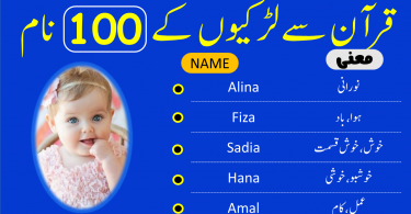 100 Muslim Girl Names From Holy Quran